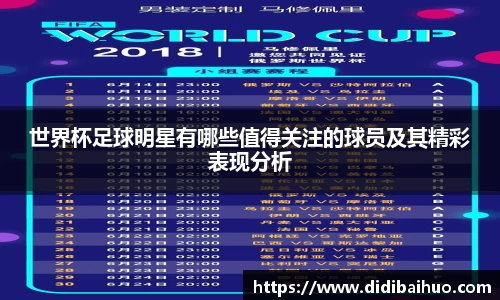 世界杯足球明星有哪些值得关注的球员及其精彩表现分析